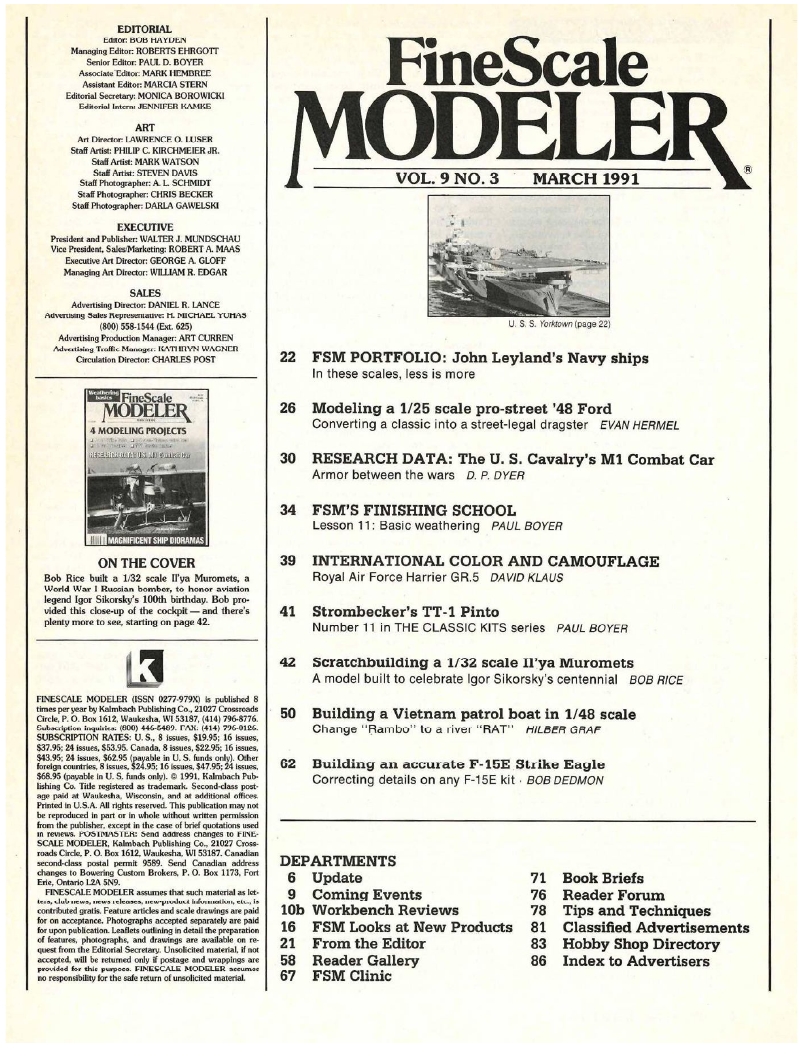 FineScale Modeler 1991-03 (Vol09-03)